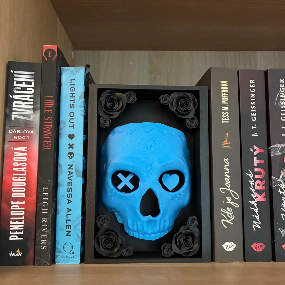 Blue skull - Book Nook