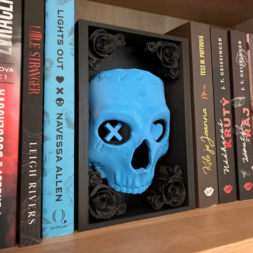Blue skull - Book Nook - Obrázek 2